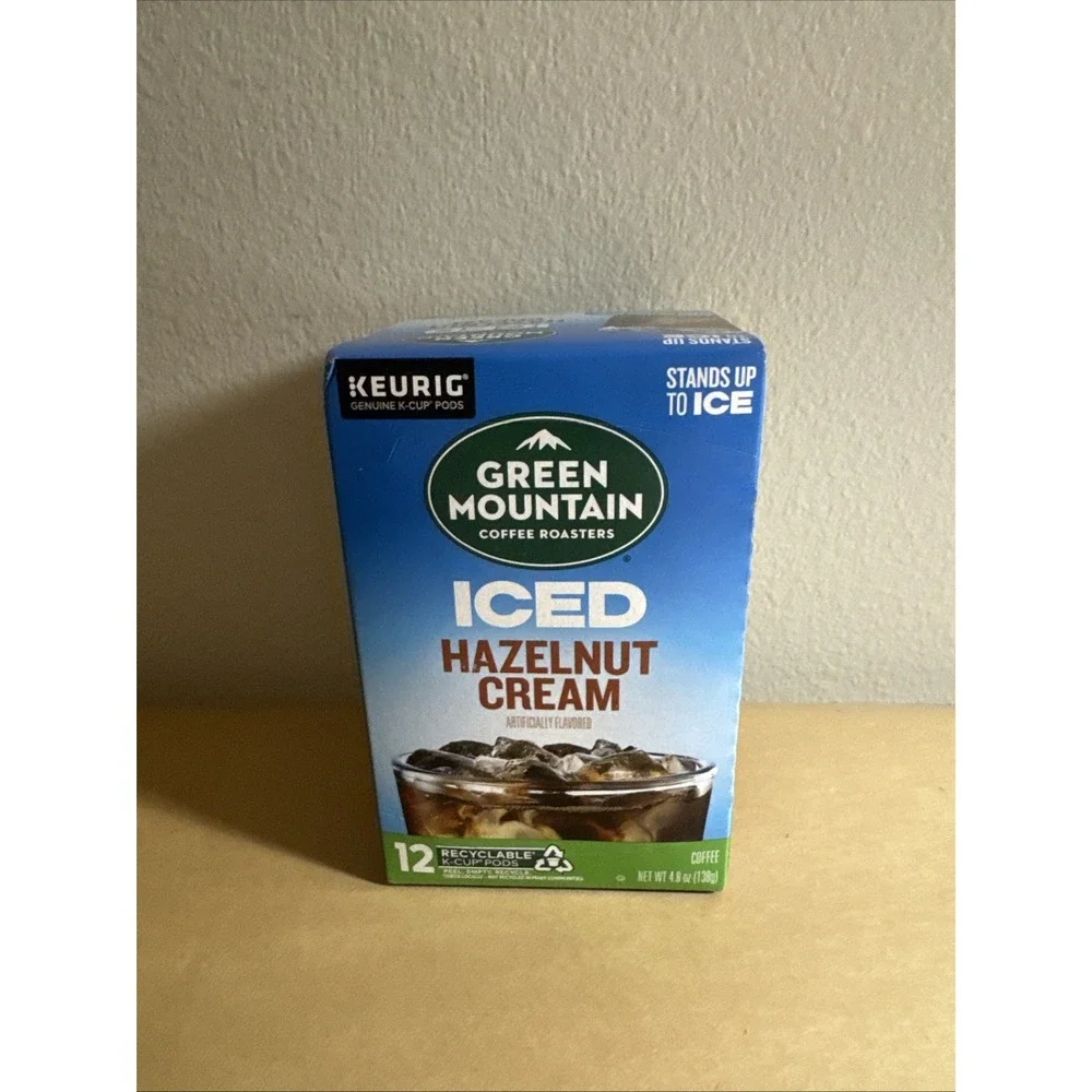 Green Mountain Iced Hazelnut Cream Keurig K-Cup Coffee‎ Pods 36 Count New